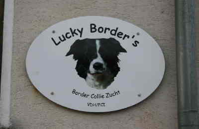 Lucky Border's Schild